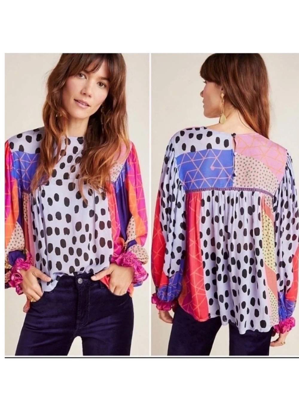 Miranda Peasant Top from the brand Bl^nk London, from Anthropologie